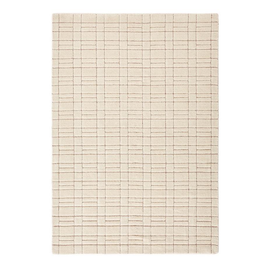 AM.PM Tapis quadrillé en pure laine  