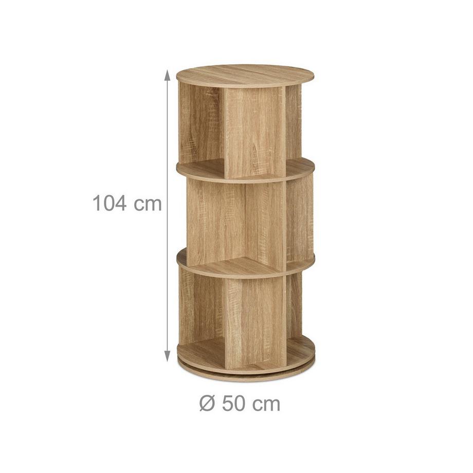 Northix Rotierender Bücherturm  