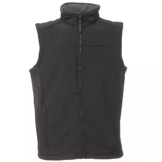 Regatta  Mens Flux Softshell Bodywarmer / Sleeveless Jacket (Water Repellent & Wind Resistant) Noir