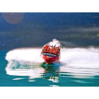 Smartbox  Outdoor Nervenkitzel in Interlaken: Jet Boat Panoramatour für 2 Erwachsene - Geschenkbox 