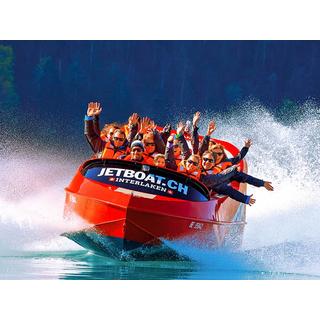 Smartbox  Outdoor Nervenkitzel in Interlaken: Jet Boat Panoramatour für 2 Erwachsene - Geschenkbox 