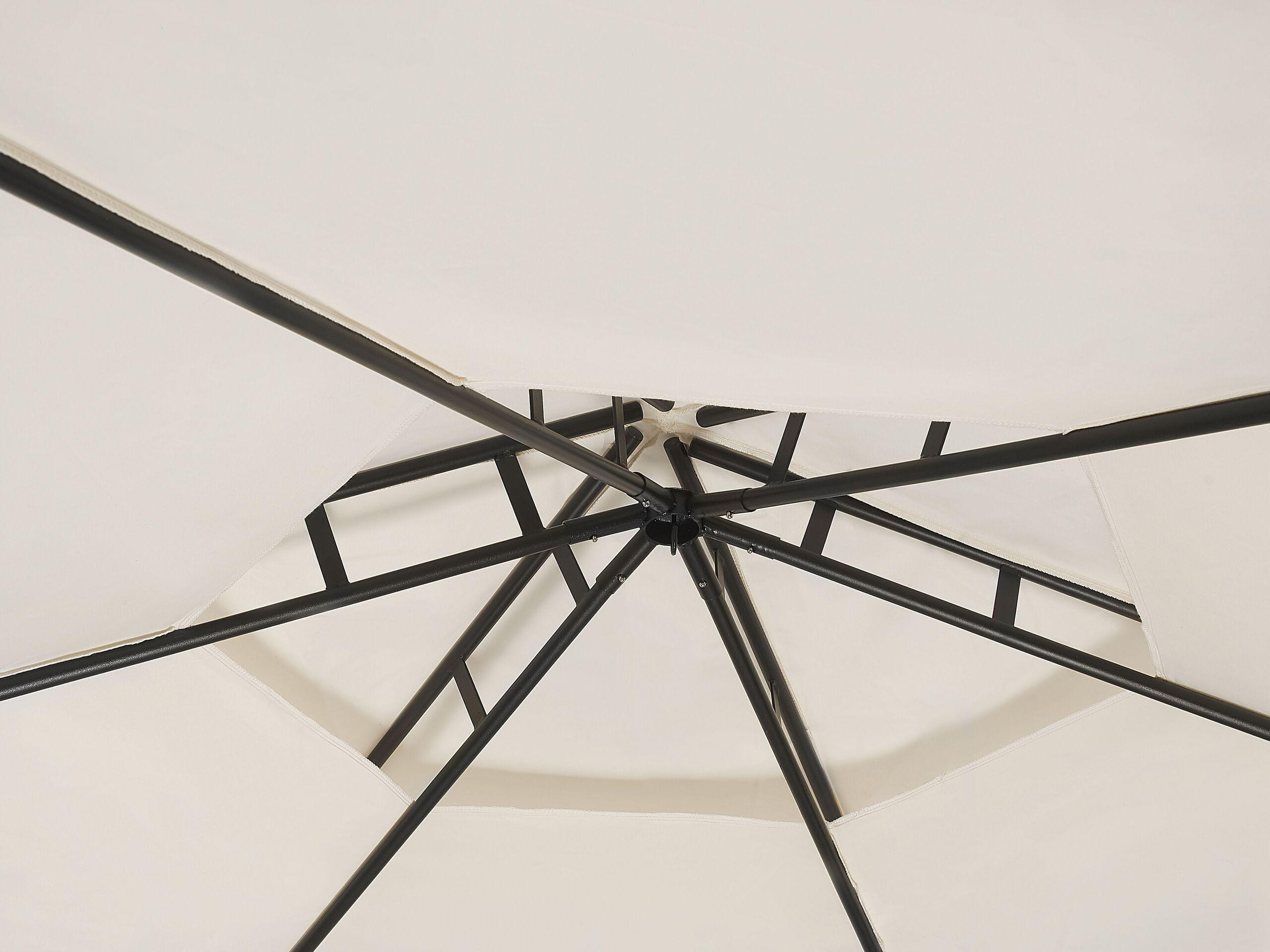 Beliani Gazebo en Acciaio Mediterraneo PORTEL  