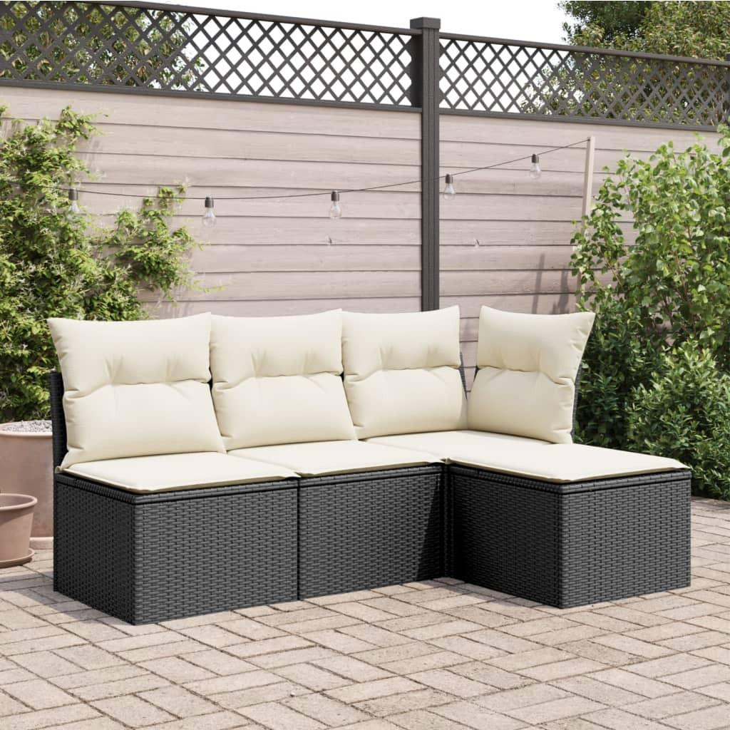 VidaXL  Gartenhocker poly-rattan 