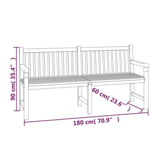 VidaXL Ensemble de salle à manger de jardin teck  