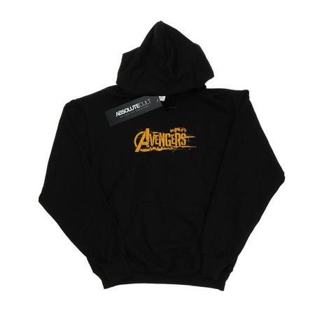 MARVEL  Sweat à capuche AVENGERS INFINITY WAR ORANGE LOGO 