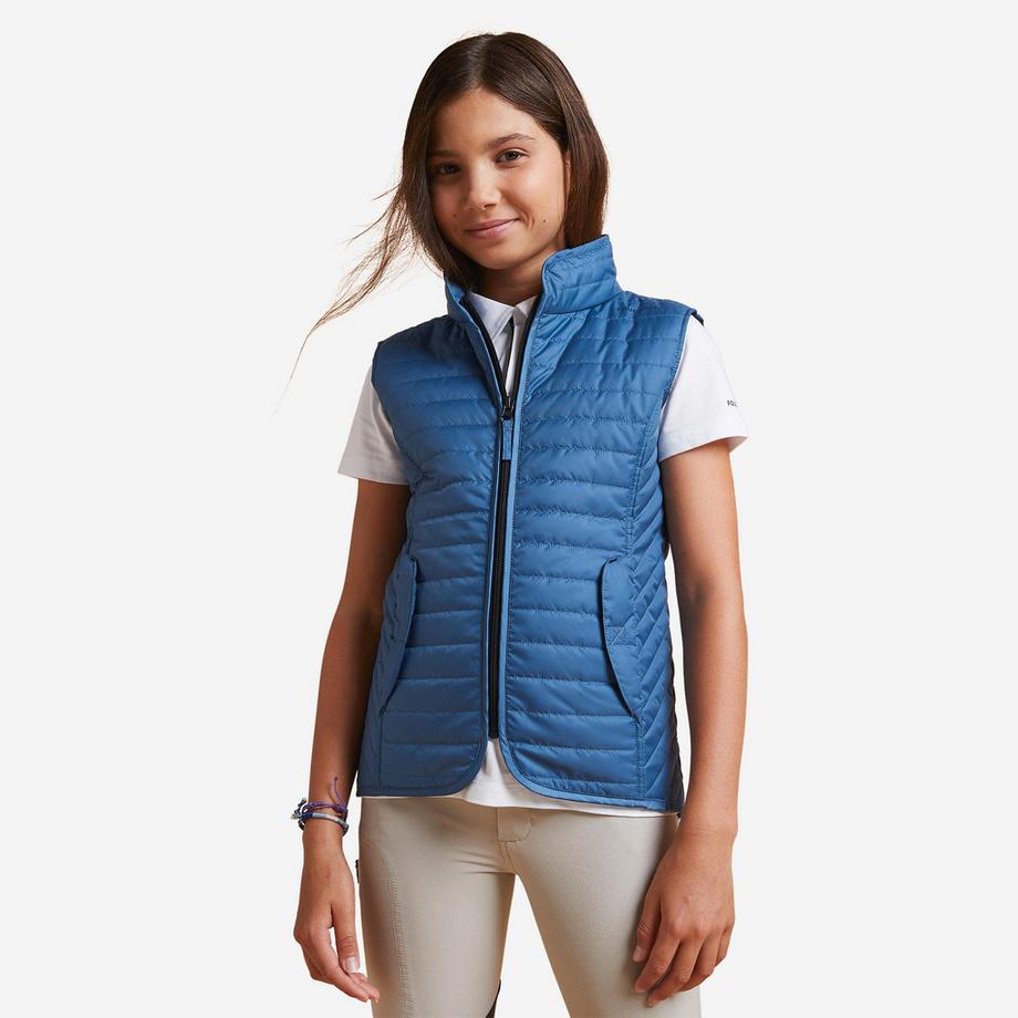 Gilet equitazione bambino poliestere