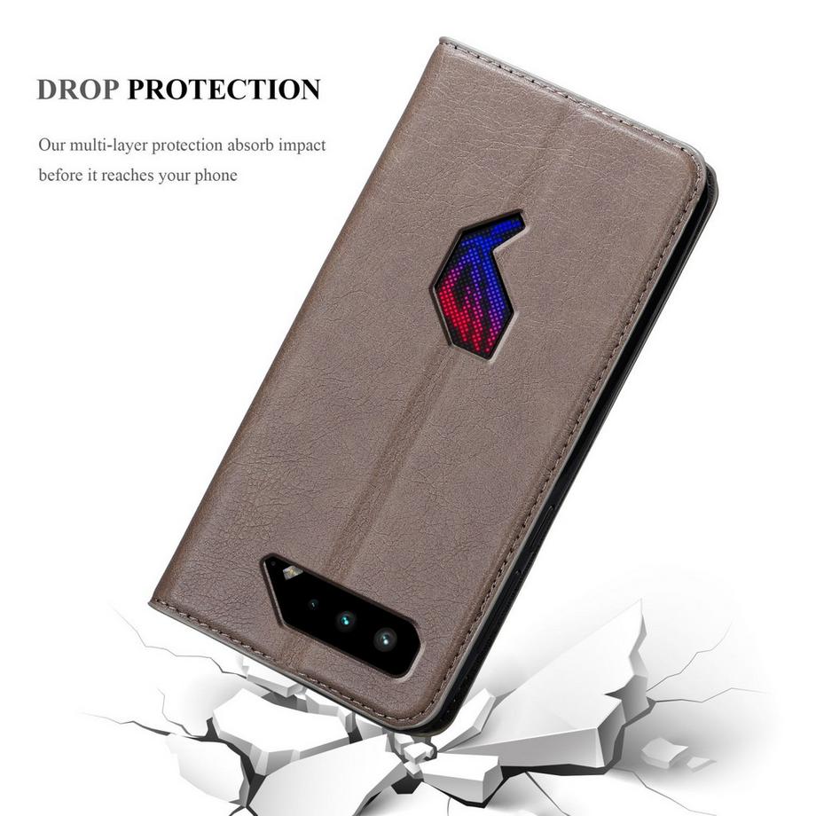 Cadorabo  Hülle für Asus ROG Phone 5 Magnetverschluss, Kartenfach 