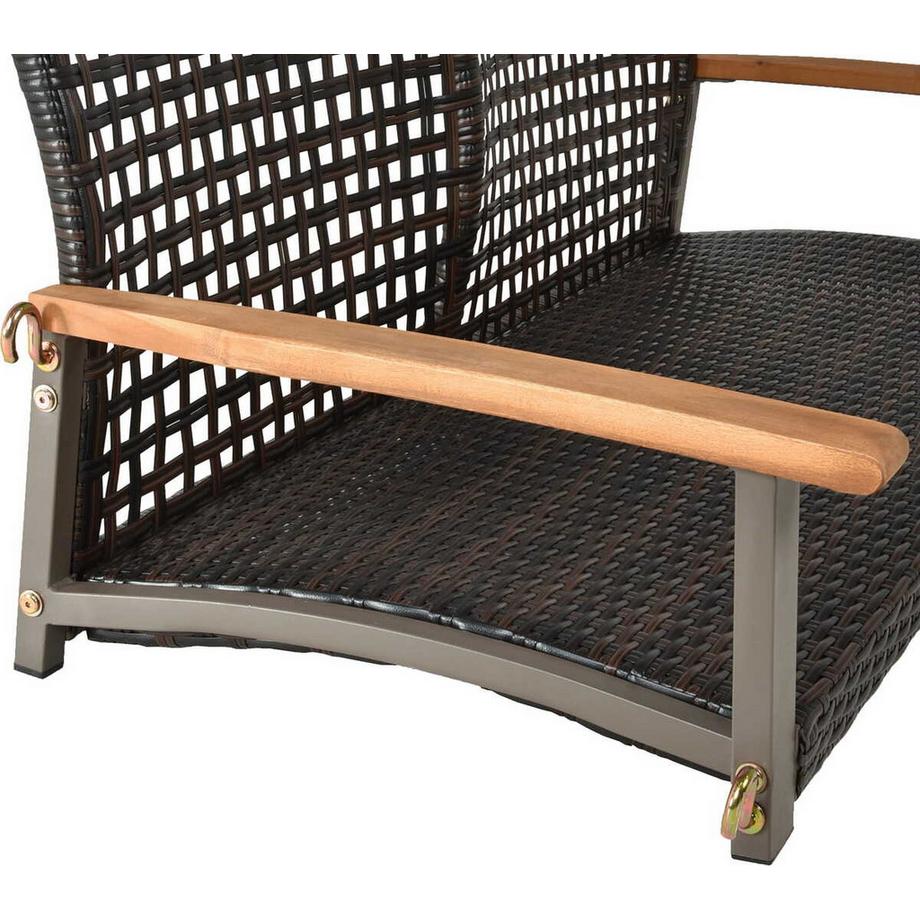 mutoni Jardin Banc suspendu Cuneo gris  