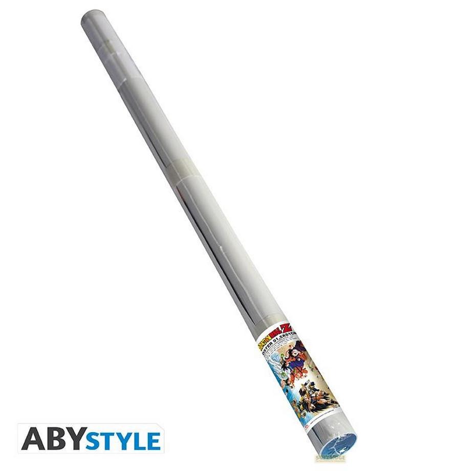 Abystyle Poster - Gerollt und mit Folie versehen - Dragon Ball - Broly VS Gogeta  