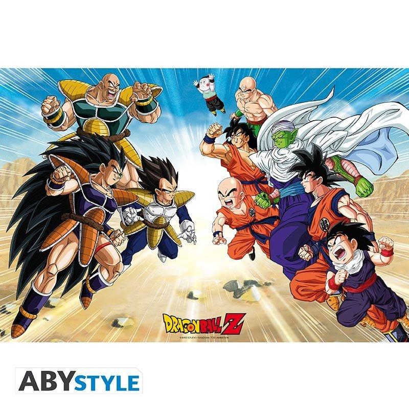Abystyle Poster - Gerollt und mit Folie versehen - Dragon Ball - Broly VS Gogeta  