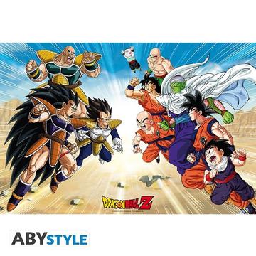 Poster - Gerollt und mit Folie versehen - Dragon Ball - Broly VS Gogeta