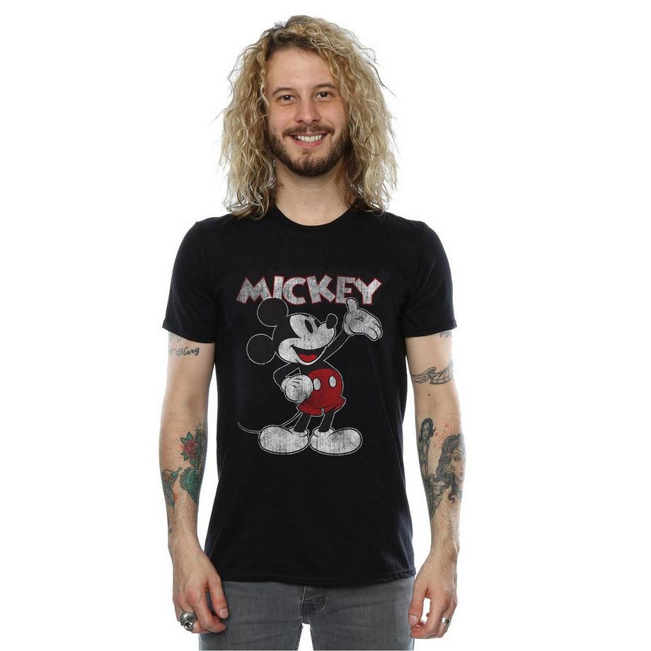 Disney Mickey Presents T-Shirt Stampata  