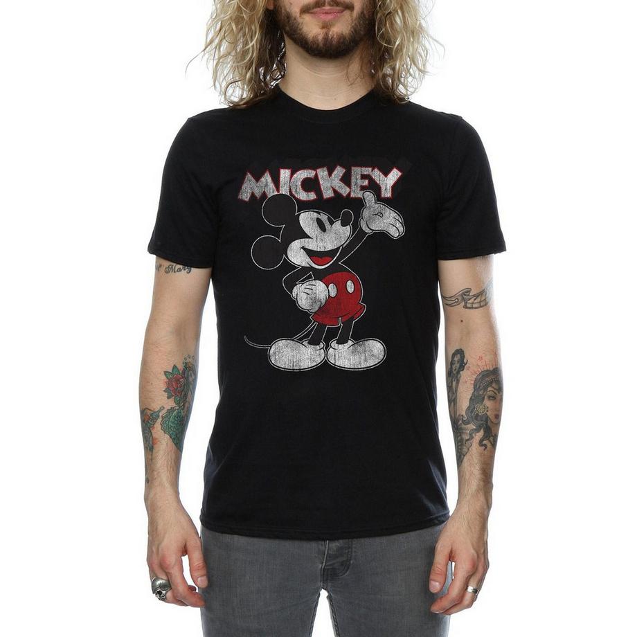 Disney Mickey Presents T-Shirt Stampata  