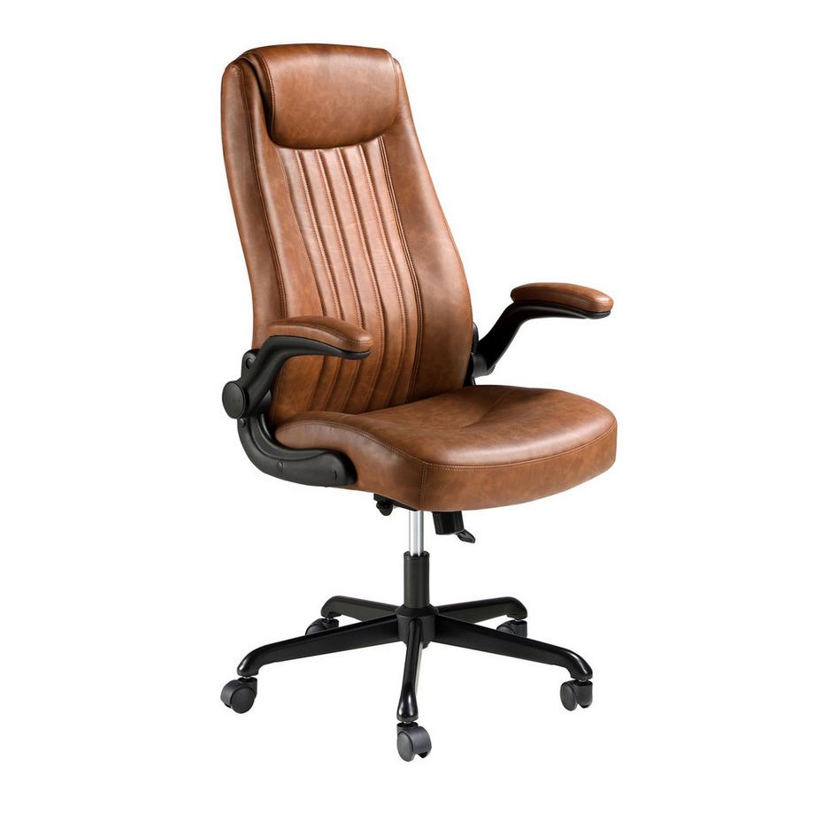 Fauteuil de bureau pivotant en similicuir