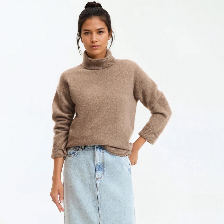 Kaschmir-Rollkragenpullover