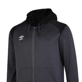 Umbro  Hoodie mit durchgehendem Reißverschluss Kontrasteinsatz 