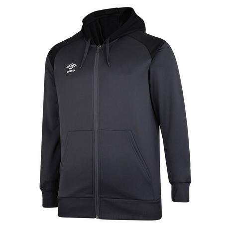 Umbro  Hoodie mit durchgehendem Reißverschluss Kontrasteinsatz 