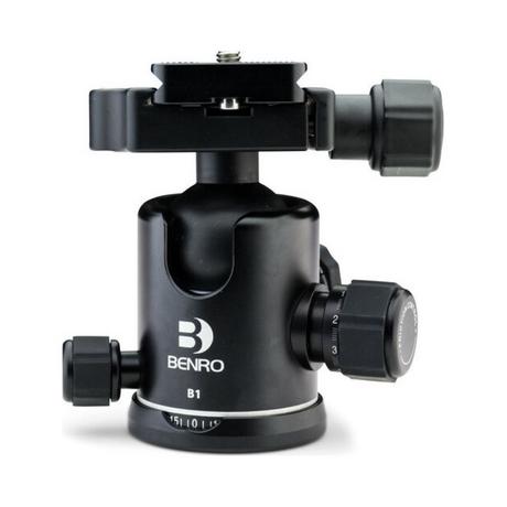 BENRO  Benro B1 testa per treppiede Nero 1/4" Palla 
