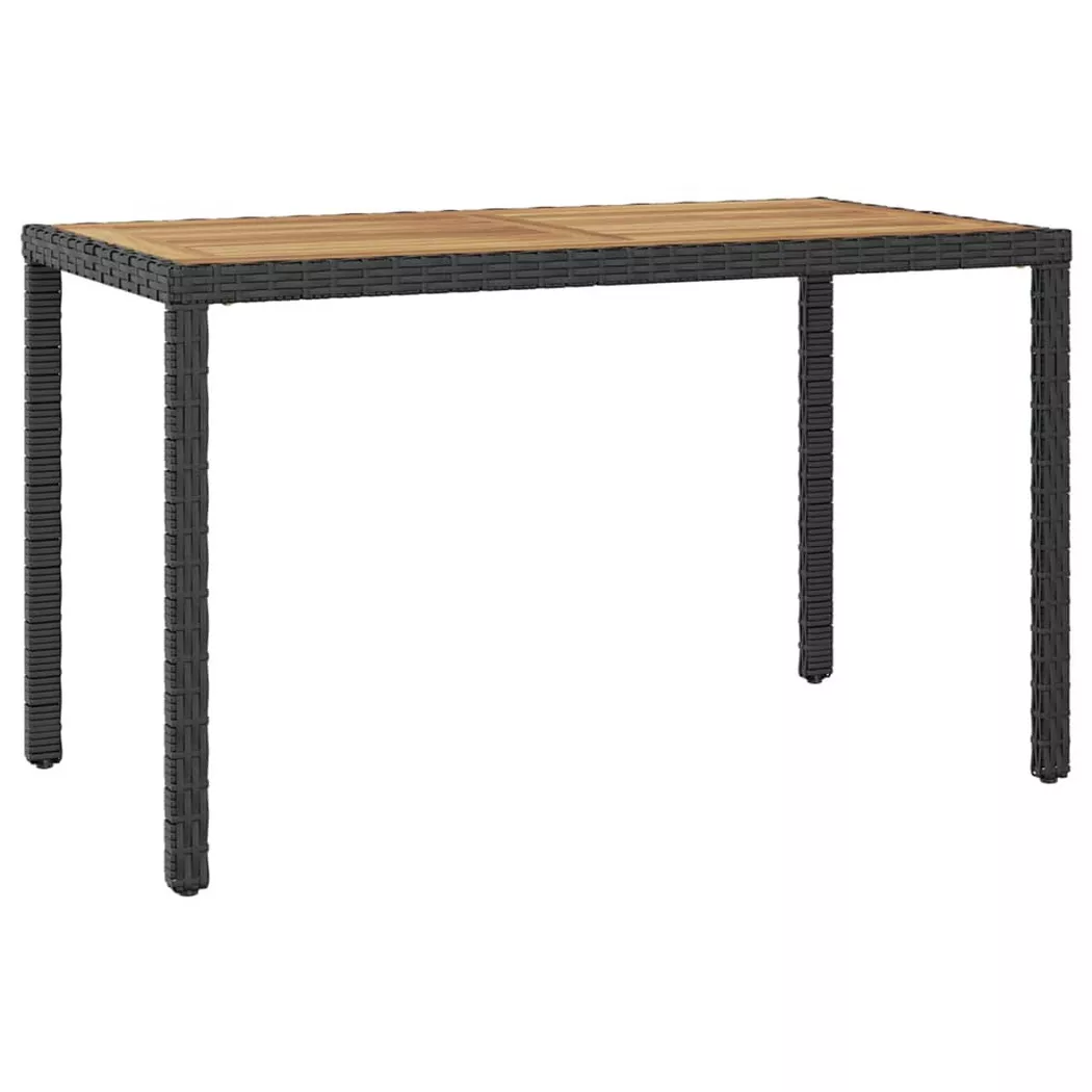 VidaXL - Table d'extérieur bois d'acacia, One Size, Noir