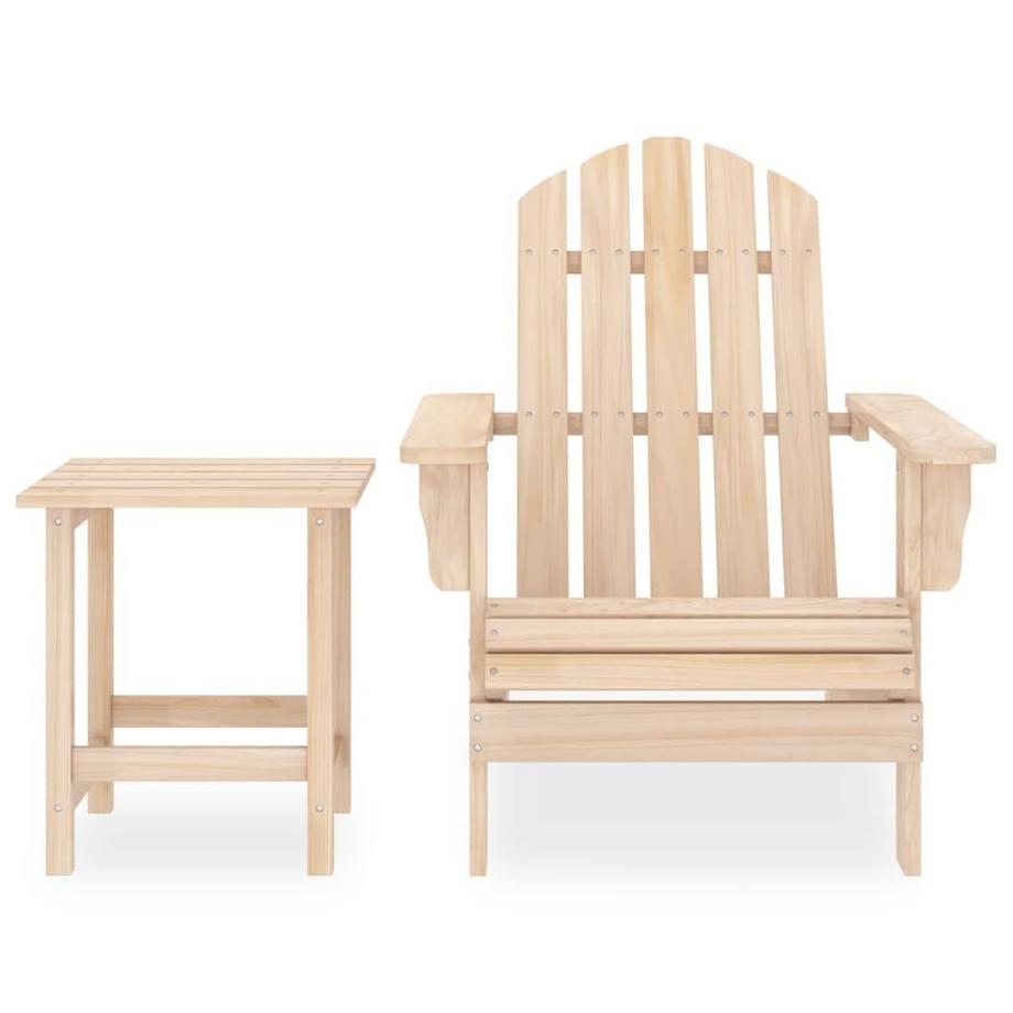 VidaXL Chaise de jardin bois  