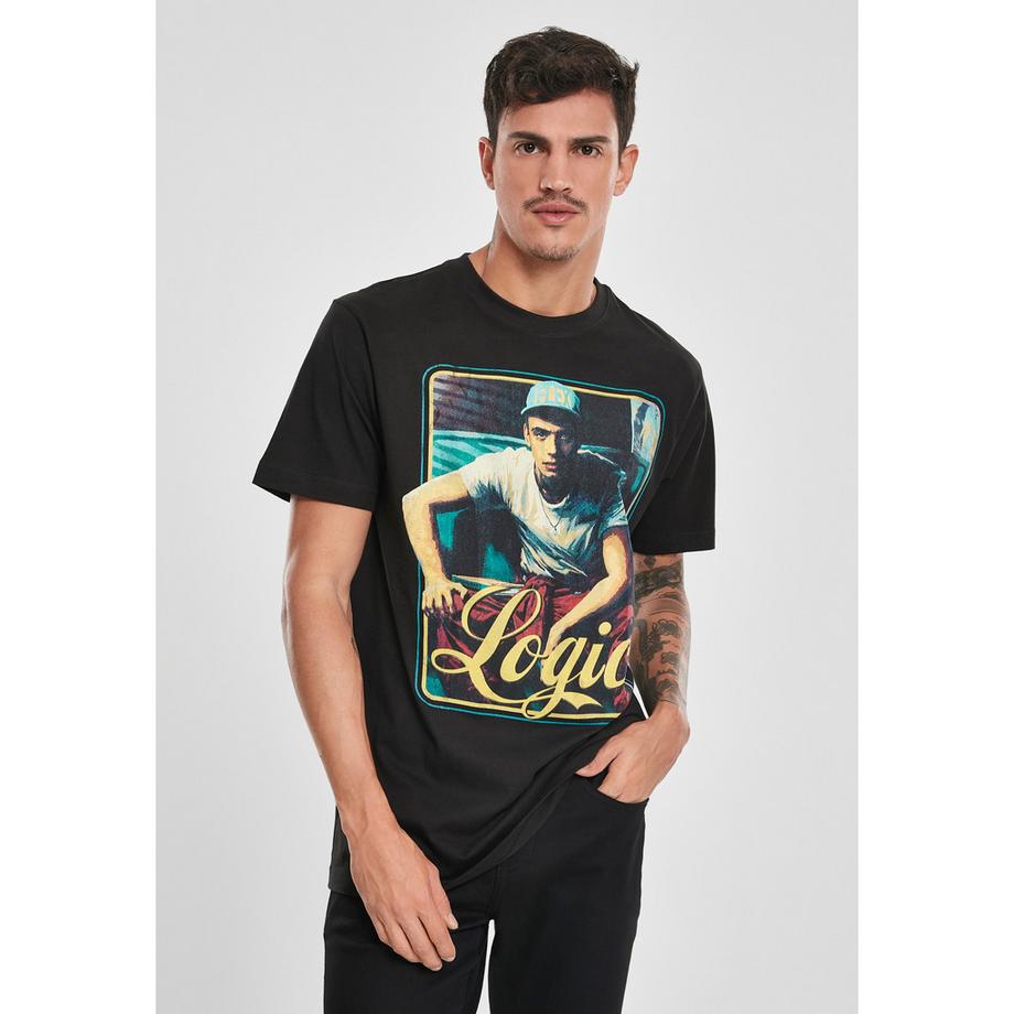 URBAN CLASSICS Logic Print T-Shirt  