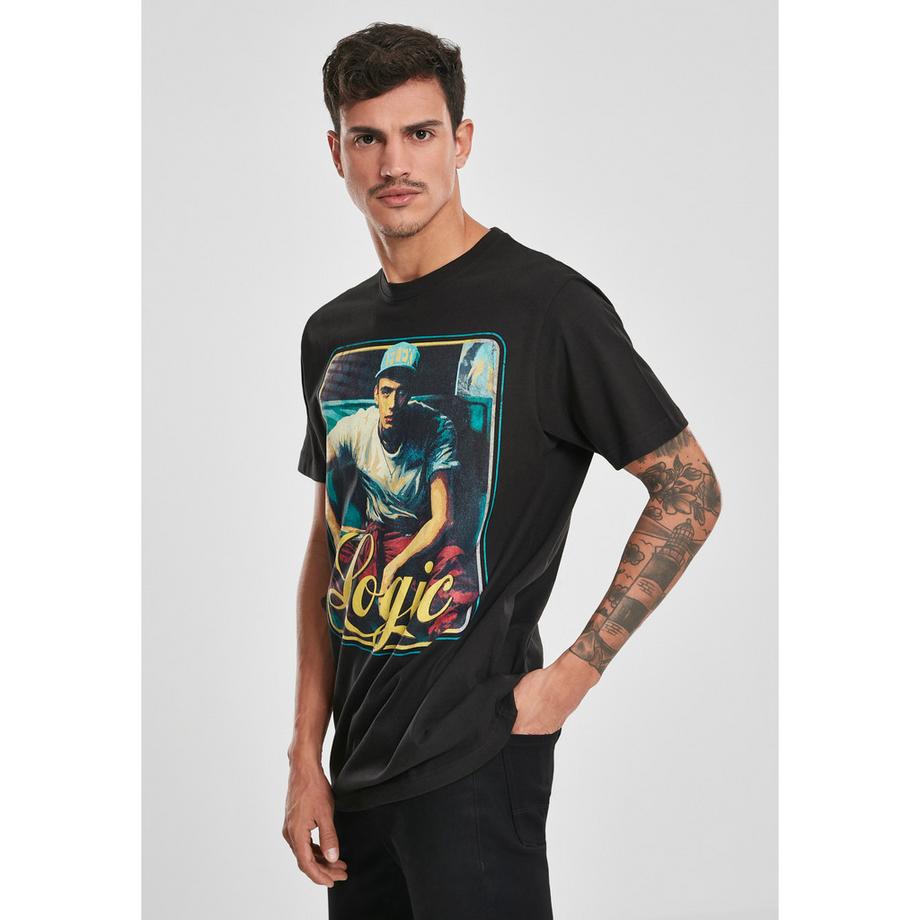 URBAN CLASSICS Logic Print T-Shirt  
