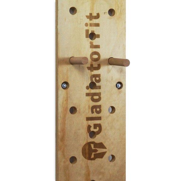 GladiatorFit  Planche d’escalade “Pegboard” 240cm en bois 