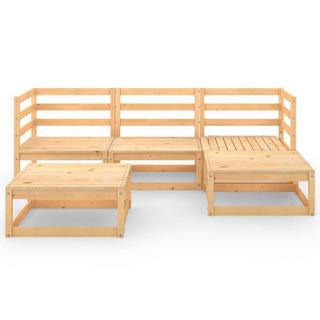 VidaXL Ensemble de meubles de jardin bois de pin  