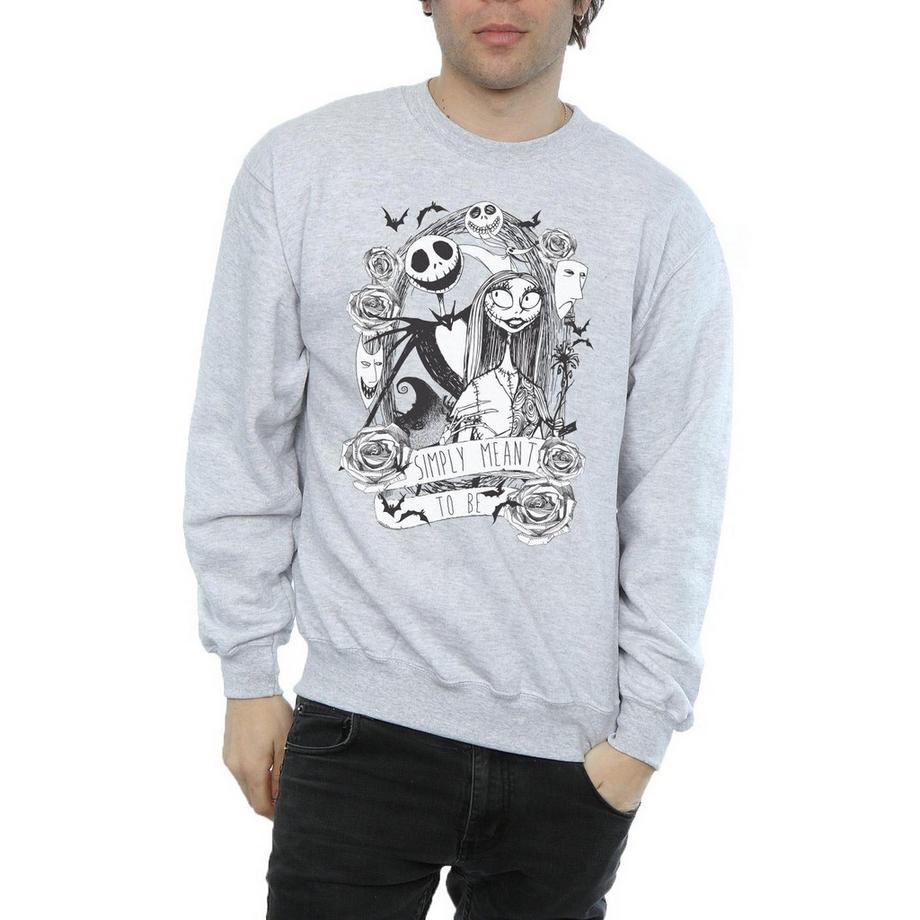 Disney Nightmare Before Christmas Simply Meant To Be Sweatshirt  