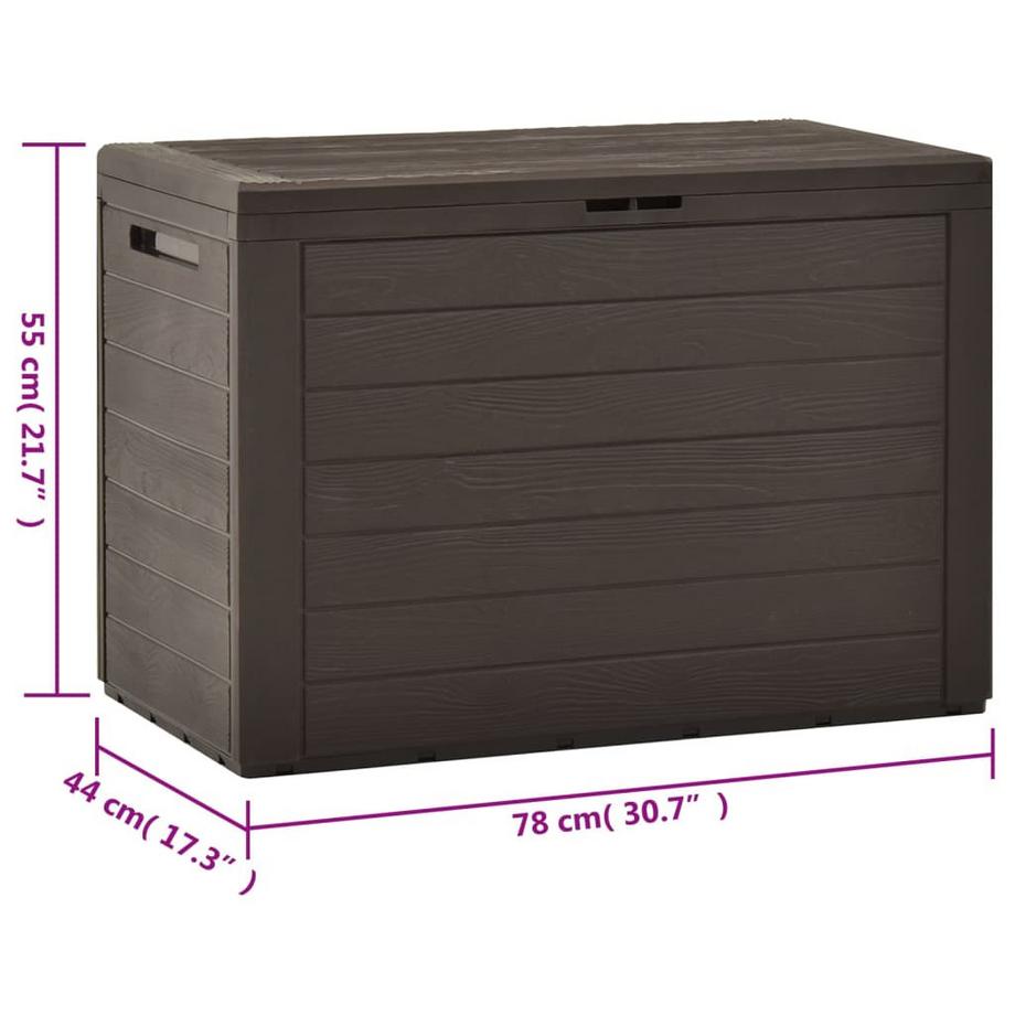 VidaXL Coffre de rangement, Jardin  
