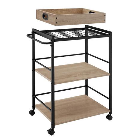 Tectake Carrello portavivande Worcester 65x41,5x87cm  