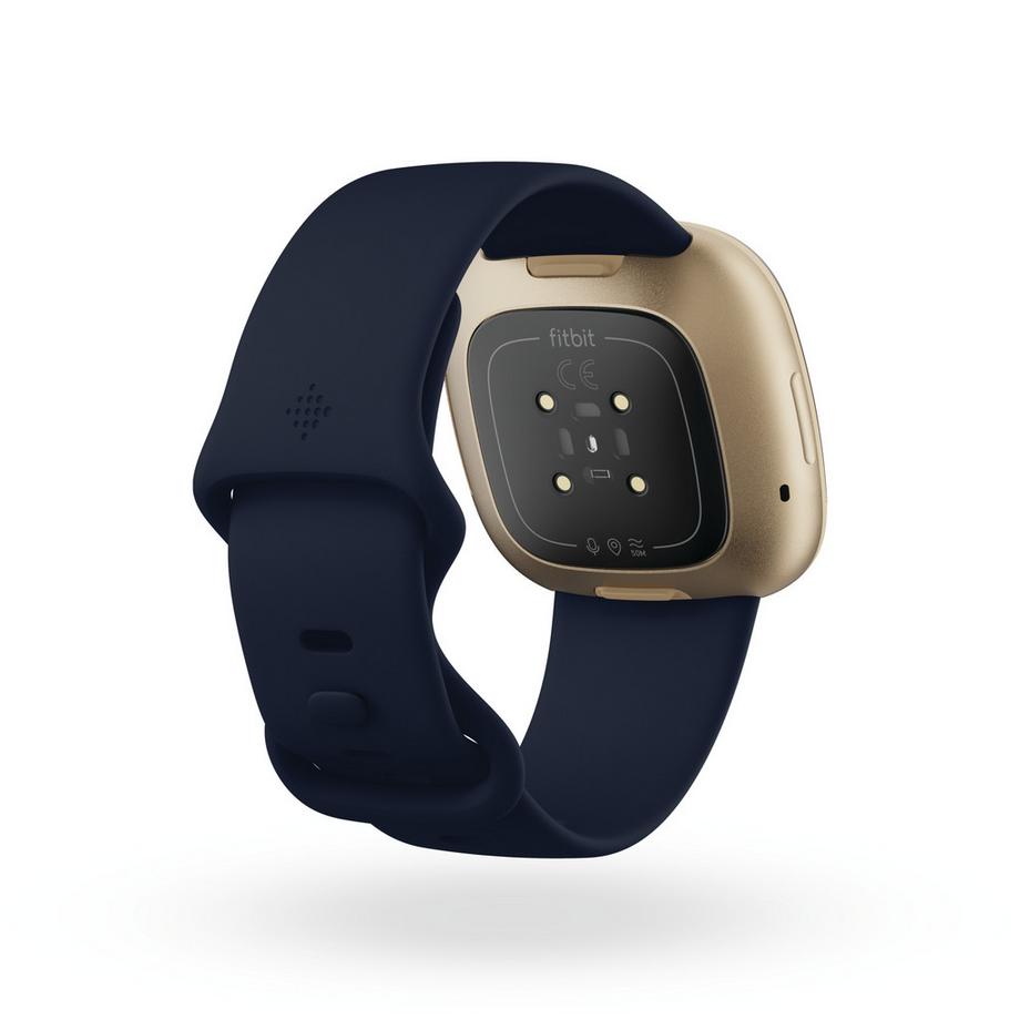 fitbit  Versa 3 AMOLED 40 mm Digital Touchscreen Gold WLAN GPS 
