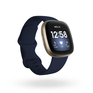 fitbit  Versa 3 AMOLED Digital Touchscreen Gold WLAN GPS 