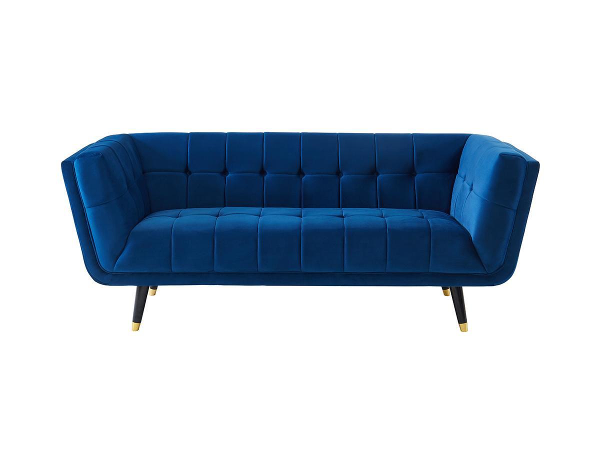 Vente-unique 3SitzerSofa Samt SAMANTHA II  