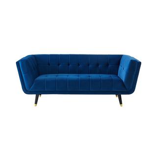 Vente-unique 3SitzerSofa Samt SAMANTHA II  