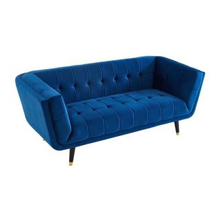 Vente-unique 3SitzerSofa Samt SAMANTHA II  