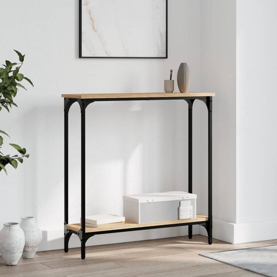 VidaXL Table console bois d'ingénierie  