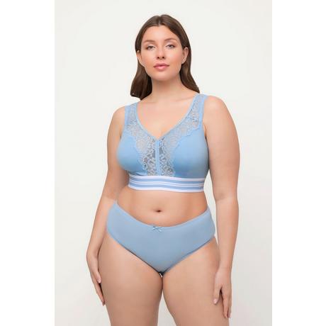 Ulla Popken  Bralette minimizer senza ferretto con pizzo 