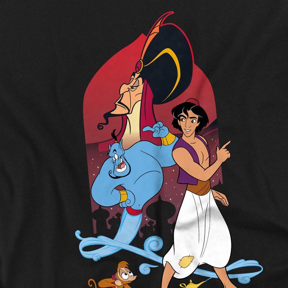 Aladdin Genie Jafar Abu Langarm T-Shirt  