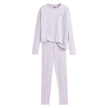 Pyjama imprimé licorne en jersey