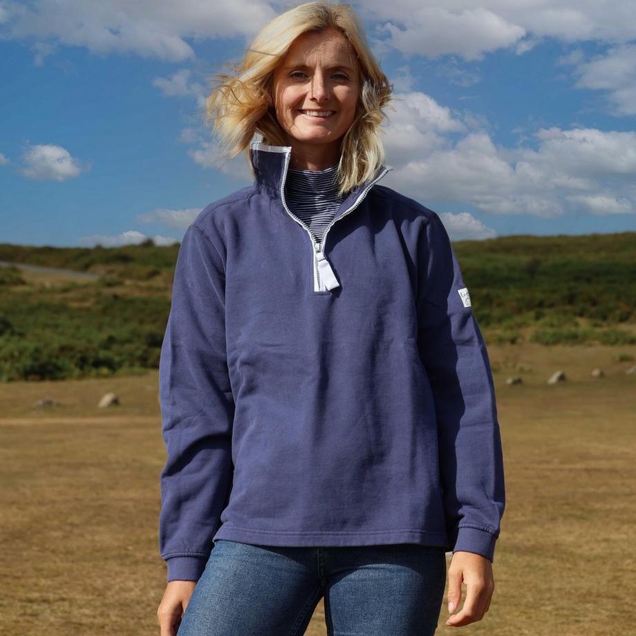 Lazy Jacks Sweatshirt  , mit kurzem Reißverschluss  