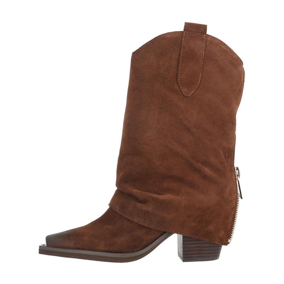 Alma En Pena Slouchy Western Stiefel mit Blockabsatz  