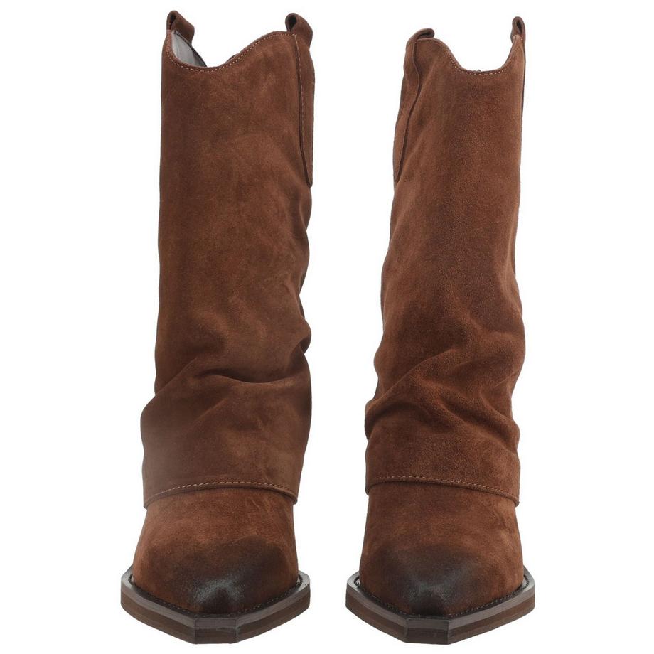 Alma En Pena Slouchy Western Stiefel mit Blockabsatz  
