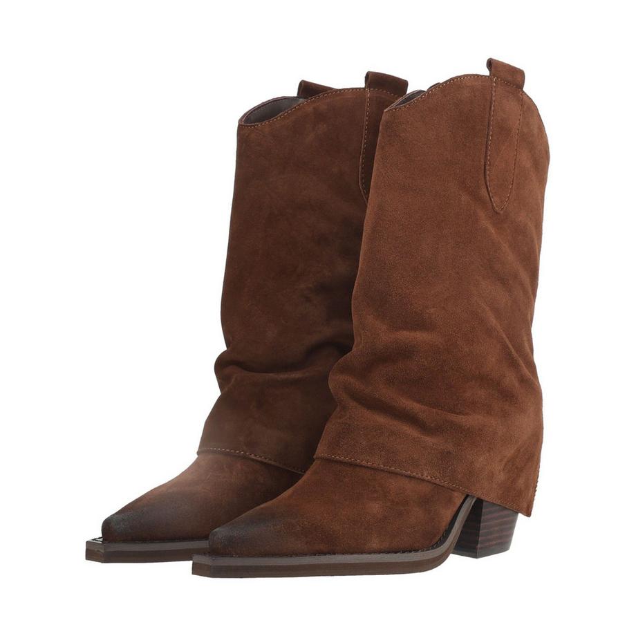 Alma En Pena Slouchy Western Stiefel mit Blockabsatz  