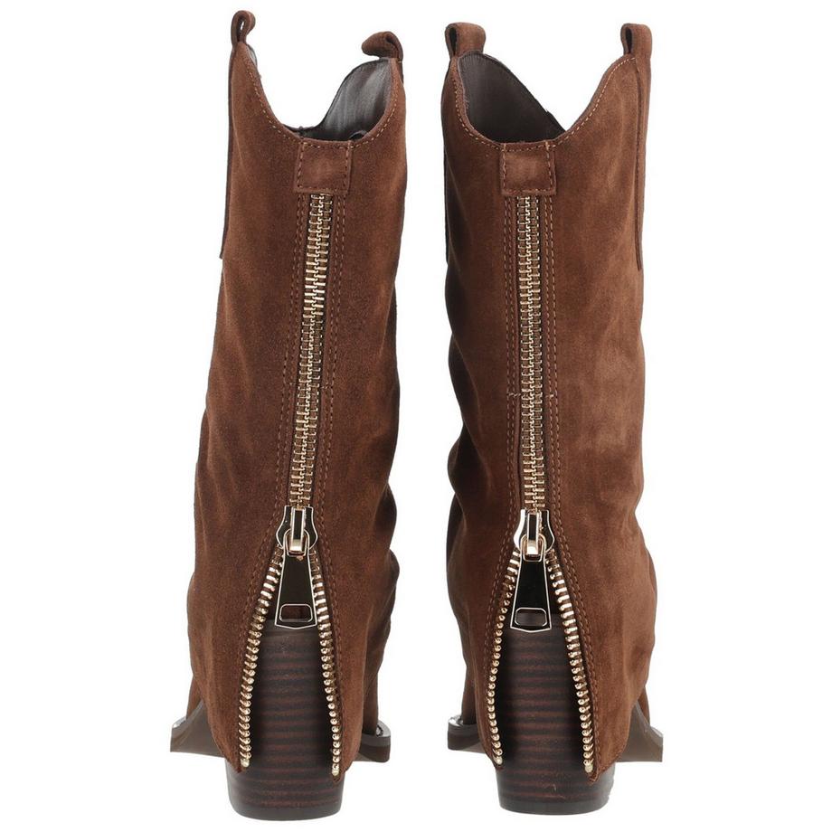 Alma En Pena Slouchy Western Stiefel mit Blockabsatz  