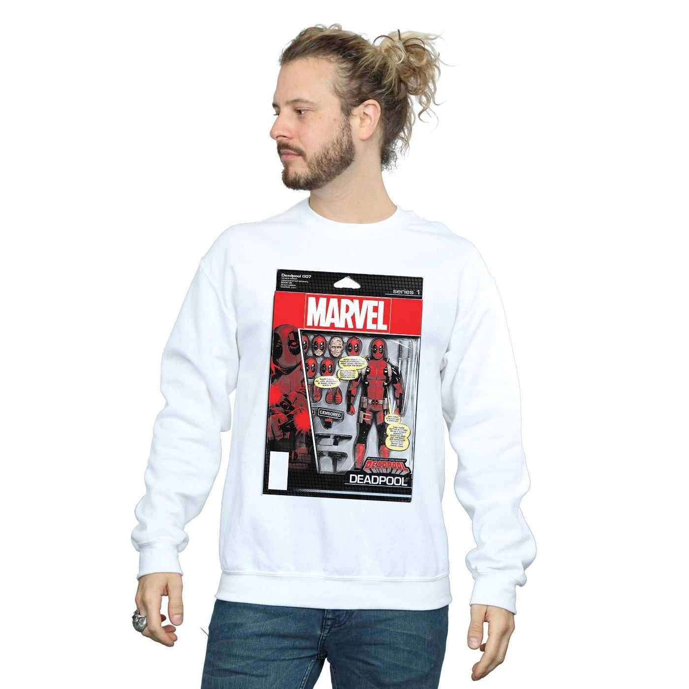 MARVEL  Deadpool Action Figure Sweatshirt 