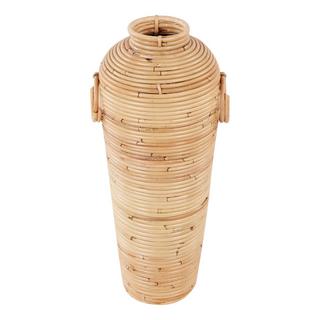 Beliani Vaso decorativo en Rattan Boho ELATIA  