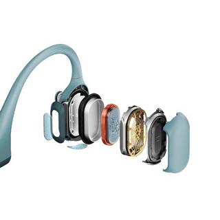 Shokz  Shokz OpenRun Pro Kopfhörer Kabellos Nackenband AnrufeMusik Bluetooth Blau 