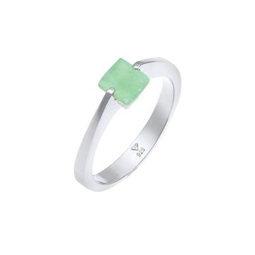 Bague Carré De Jade