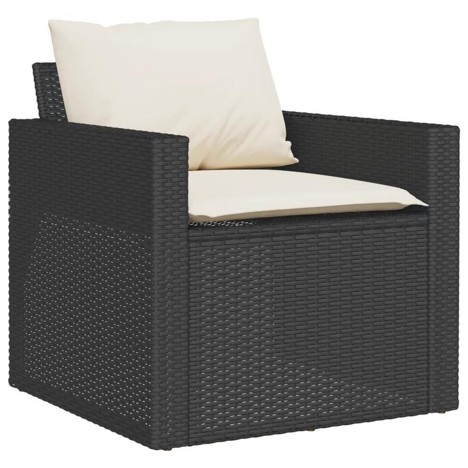 VidaXL Ensemble de canapés de jardin rotin synthétique  
